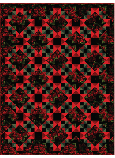 Grand Holiday Quilt by Heidi Pridemore