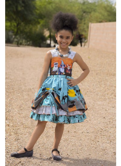 Too Cute too spook girls dress by suze vinton