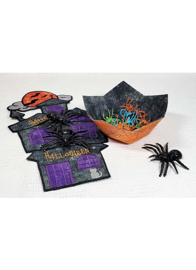 Haunted House and Bowl by by Rachel Roush from RLR Creations