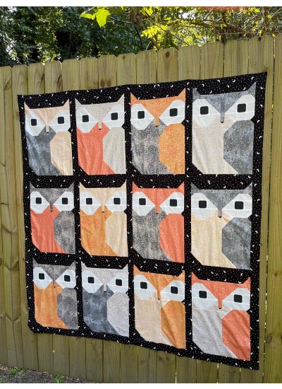 Midnight Owl quilt by Kristi Mcdonough