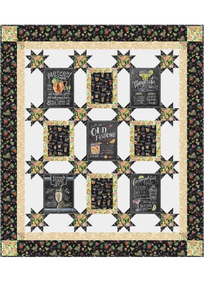 TGIF Quilt feat. Happiest Hour by Project House 360  - Free Pattern Available in September, 2024