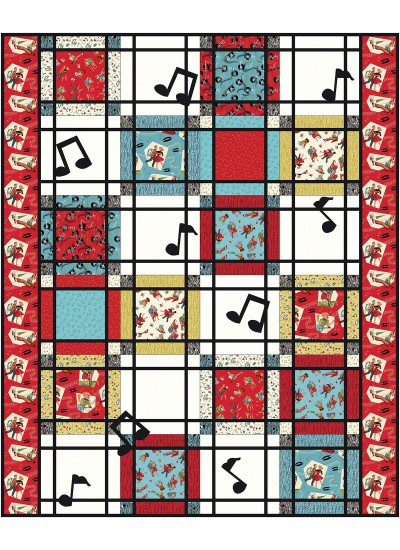 Dorm Lovin' Happy Times Quilt by Coach House Designse /64"x78"