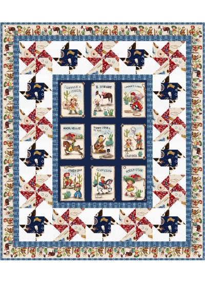 Lil Rodeo happy trails quilt by christine stainbrook