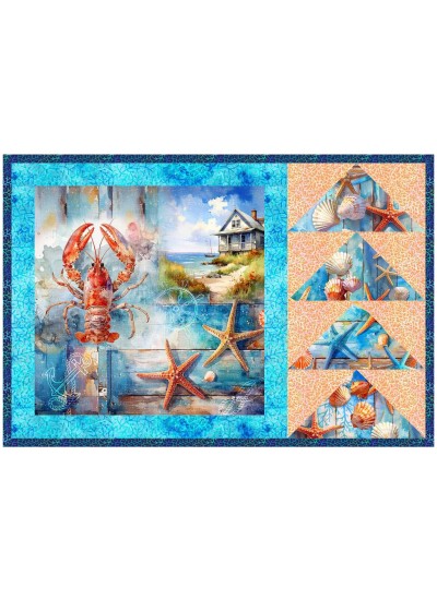 Flock of Geese Placements (Set of 6) feat. Harbor Days by The Fabric Addict