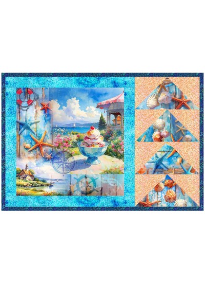 Flock of Geese Placements (Set of 6) feat. Harbor Days by The Fabric Addict