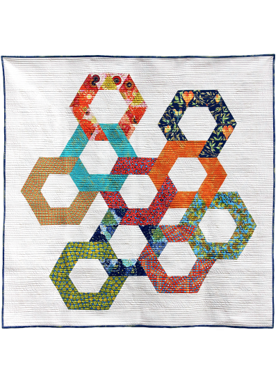 Valencia Hexie Link Quilt  by Karie Jewels 