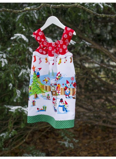 Holly Jolly Gnomes Dress