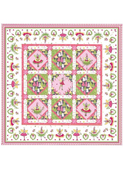 Magic Pixie Quilt by Marsha Moore /51"x51"