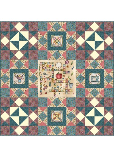 I Have a Notion Quilt by Susan Emory /60"x60"