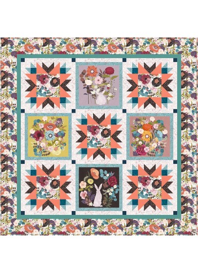 Frolic Quilt feat Imperfectly Perfect by Project House 360 - free pattern available December, 2025