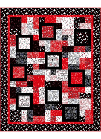 Big ten Quilt by Susan Emory /86"x106"