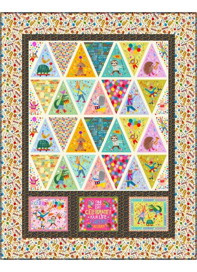 celebration feat. joyful jamboree by project house 360- free pattern available in april, 2026