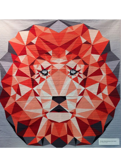 Jungle Abstraction Lion by Violet Craft  60x60"