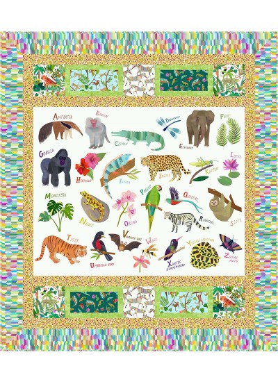 Who's Who Quilt feat. Jungle Menagerie By Project House 360