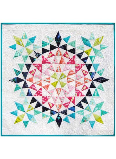 Kaleidoscope Mini Quilt by Debbi Groskopf 