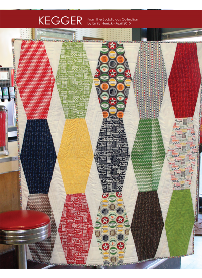 Kegger Quilt by Emily Herrick  