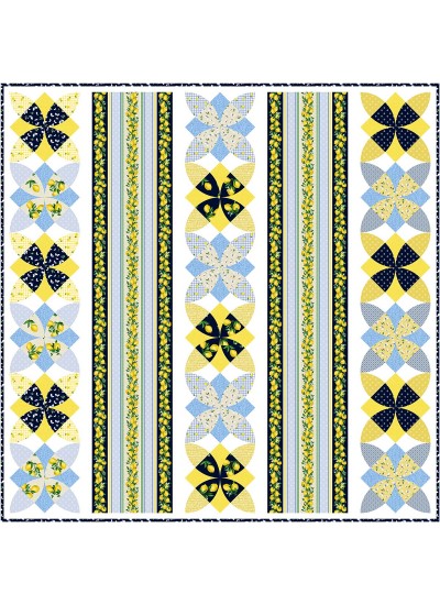 lEMON TREES Quilt by Natalie Crabtree / 74"X74"