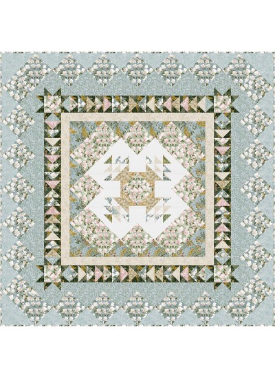 A Brushel and a Basket Quilt by Charisma Horton  /96"x96"