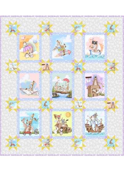 playtime feat. make believe by project house 360 - free pattern available in february, 2026