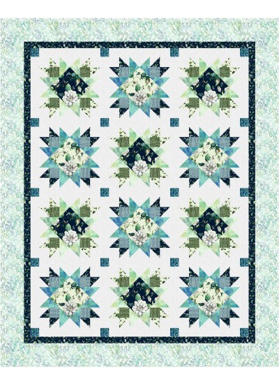 Watercolor Dreams Quilt feat. Meadow Garden by Project House 360 - free pattern available October, 2025