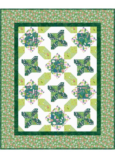 Memorial Garden Quilt feat. Memory in Bloom by Project House 360- free pattern available July 2026