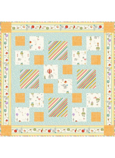 Merry Mixers Quilt by Rachel Rossi /48.5"48.5"