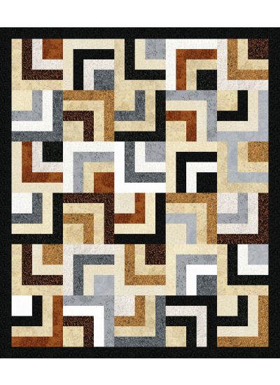 Neutral Nexus Quilt by Heidi Pridemore