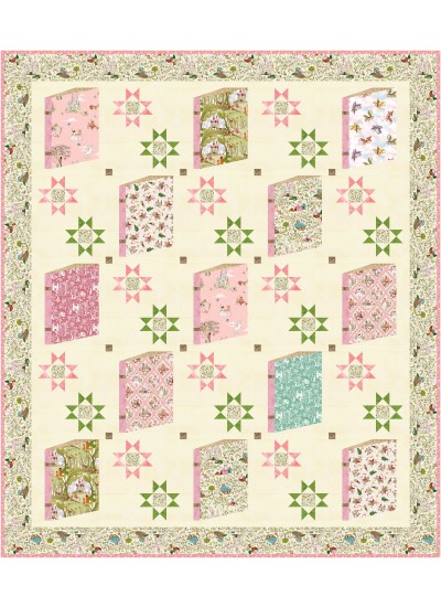 Family Story Time Quilt feat. Once Upon a Dream by Natalie Crabtree- Free pattern available August 2026