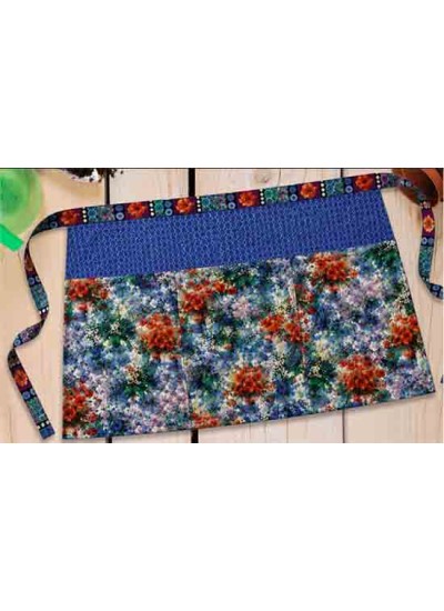 Painted Garden Apron feat. Valley Blossoms by Brianna Roberts- free pattern available April 2027