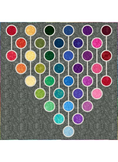 Dew Drops King Size Quilt feat. Patina by Quilting Chemistry