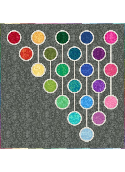 Dew Drops Queen Size Quilt feat. Patina by Quilting Chemistry