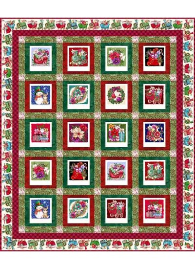 Holiday Memories Quilt feat. Paws & Claus Christmas by Project House 360- free pattern available May 2027