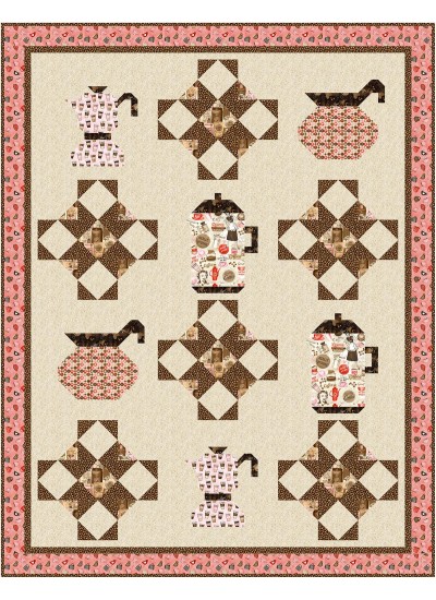 Perk Me Up Quilt by Coach House Designs 64"x82"