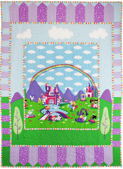 Princess Charming Quilt by Marinda Stewart  / 36.5x53"