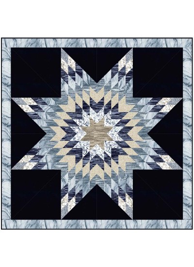 Celestial Star Quilt by Wendy Sheppard /53"x53"