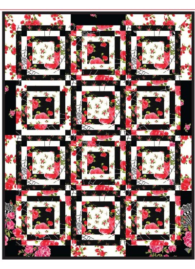 Charming Fat Quarter Quilt by Heidi Pridemore /34"x44"