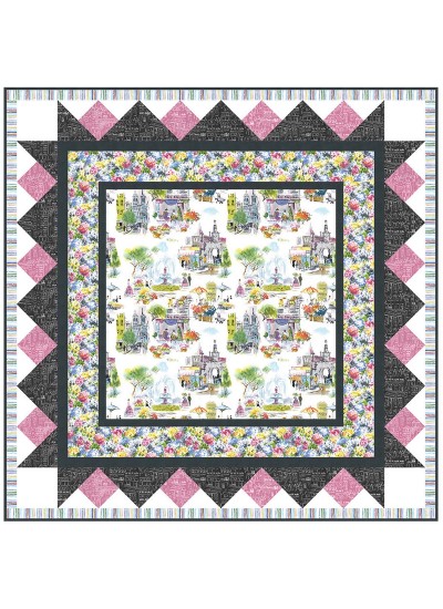 Alfresco Quilt by Heidi Pridemore /42"x42"