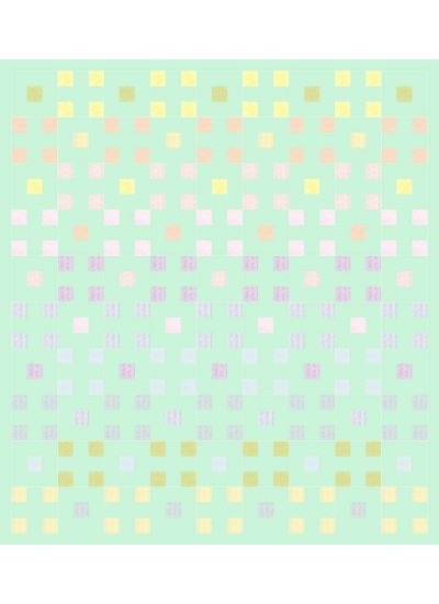 Rainbow Mosaic Quilt  Fairy Frost Spring Shine by Siobhan for CDM365 Studios 