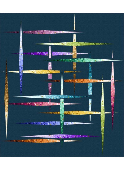 To the Point Quilt by Tammy Silvers 60"x70"