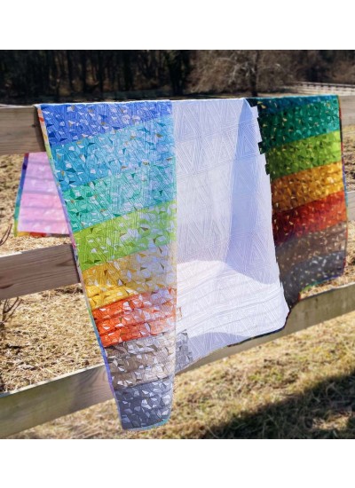 Type it Quilt  by Jenn Chesnick  feat refractions