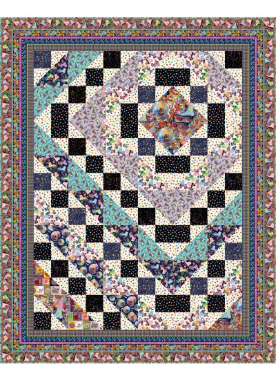 Skate Park Quilt feat. Retro Skate Night by The Whimsical Workshop