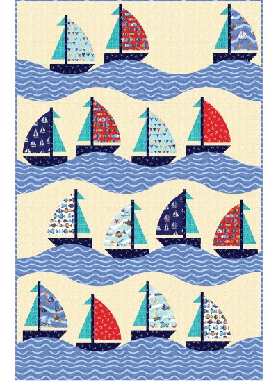 Newport Sails Quilt feat Sail Away by Everyday Stitches