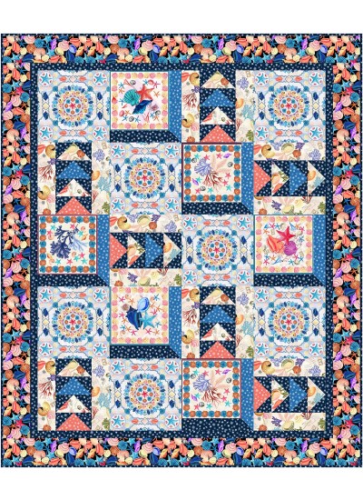 Big Box quilt feat. Seaing by The Fabric Addict