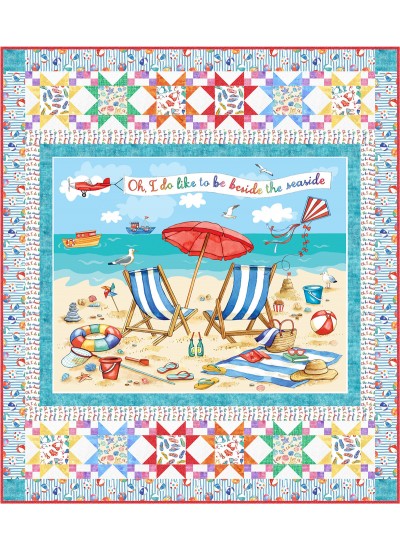 AT THE BEACH BY PROJECT HOUSE 360 QUILT FEAT. SEA LA VIE