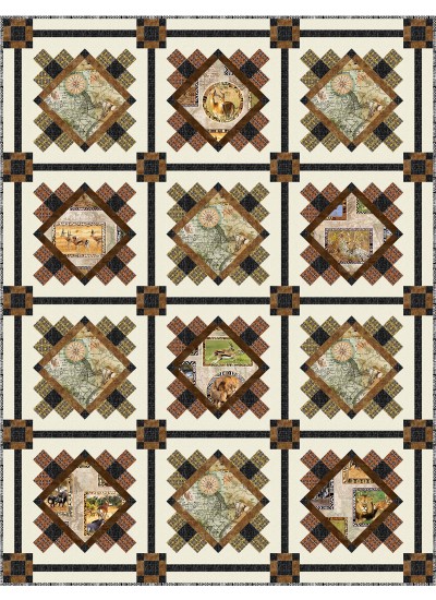 SAFARI BY PROJECT HOUSE 360 QUILT FEAT. SERENGETI PLAINS 