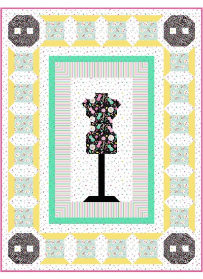 vogue sew fun quilt by miss winnie designs /64"x84"