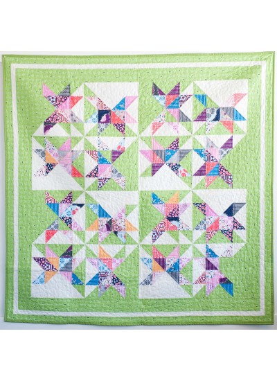 Skylight Quilt by Sandra Clemons / 58x58"