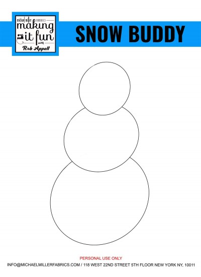 Snow Buddy Pattern by Rob Appell