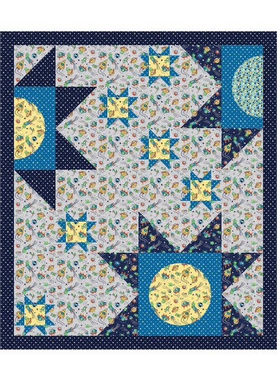 Far Far Away Quilt by Charisma Horton /60"x69"