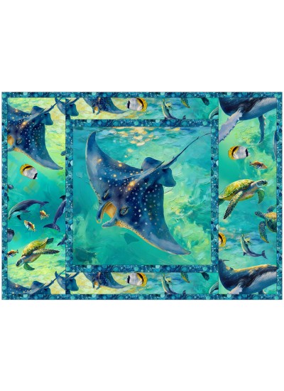 Super Simple Placemats (Set of 6) feat. Spirit of the Isles by The Fabric Addict